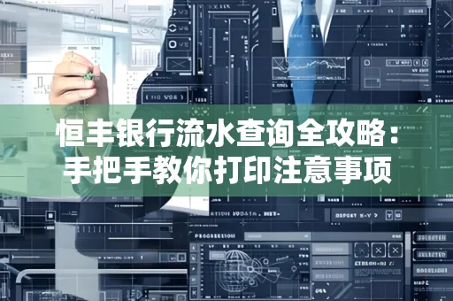 恒丰银行流水查询全攻略：手把手教你打印注意事项