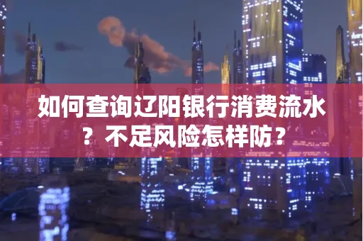 如何查询辽阳银行消费流水？不足风险怎样防？